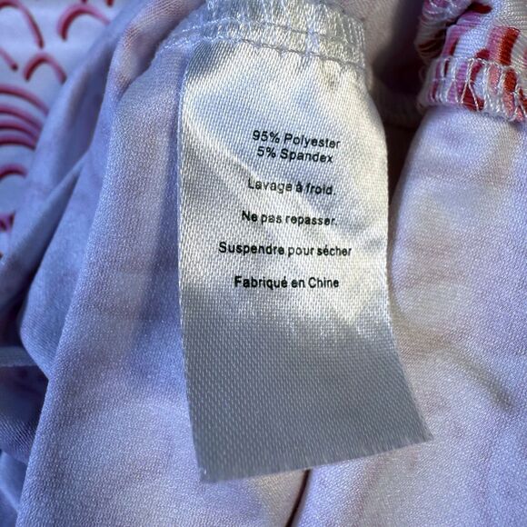 Yatta Golf Mens XXL Pink White Short Sleeve Golf Polo Shirt Hawaiian Theme Shaka - Picture 5 of 11